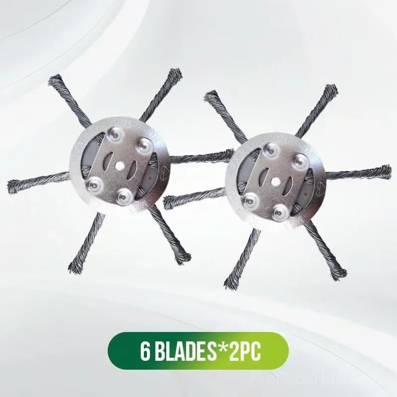 Steel Wire String Trimmer Replacement Cutting Head, 3-Blade - View 14