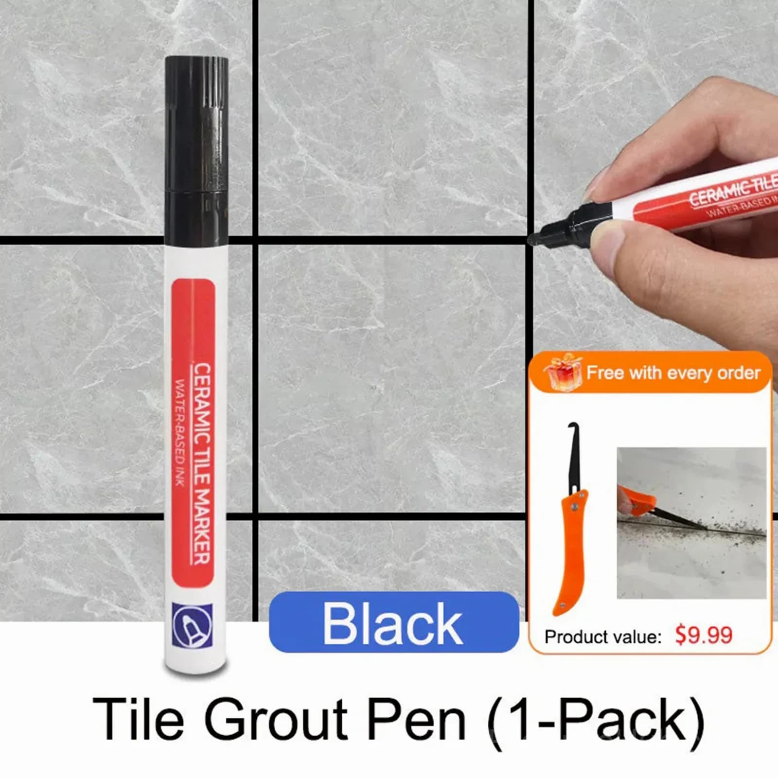 Anti-Mould Waterproof Joint Pen for Ceramic Tiles - View 11