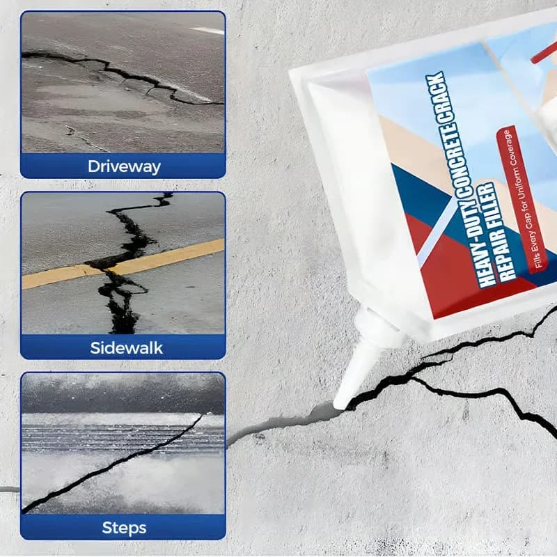 Heavy-Duty Concrete Crack Repair Adhesive, White, 200g - View 9