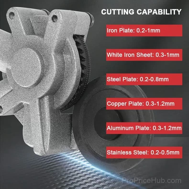 3-in-1 Electric Drill Sheet Metal Cutter for Steel, Aluminum & Copper - View 4