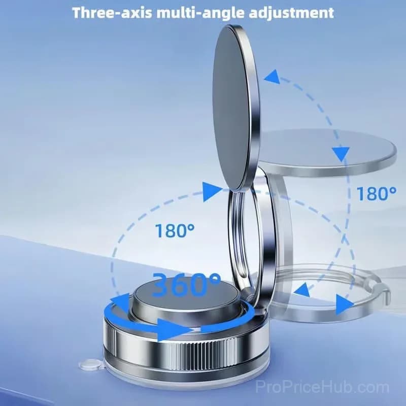 360° Adjustable Vacuum Magnetic Car Phone Holder, 1-Pack - View 5