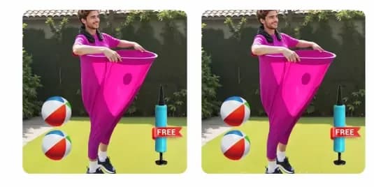Granny Pants Toss Lawn Game Kit, Blue, 1 Set - View 22