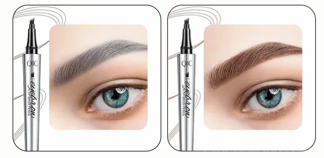 3D Waterproof Eyebrow Pencil, Light Brown, 2-Pack - View 55