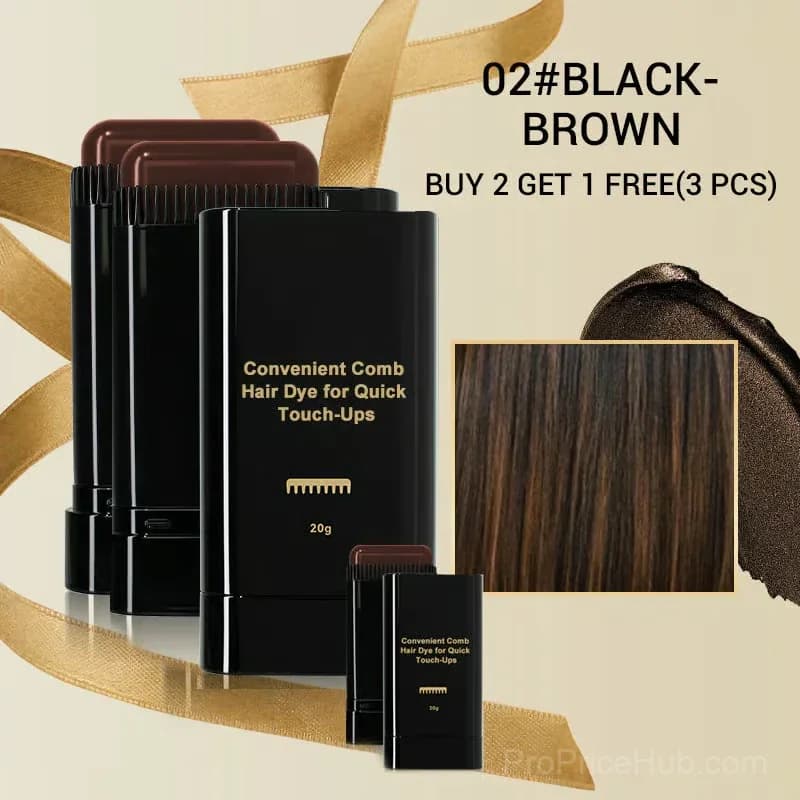 Black Comb Hair Dye, 1 Pack - View 13