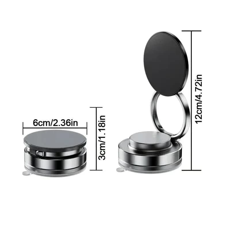 360° Adjustable Vacuum Magnetic Car Phone Holder, 1-Pack - View 9