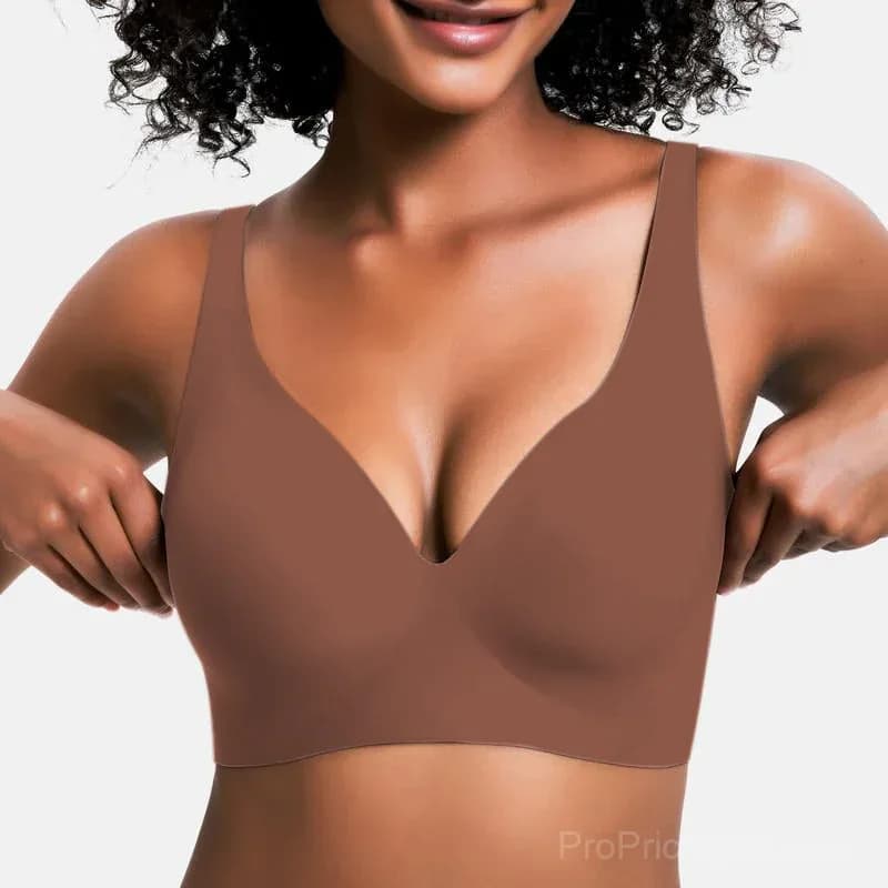 Comfort Fit Seamless Wireless Bra - View 8