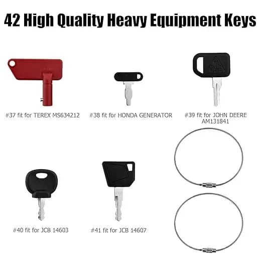 Heavy Equipment Master Key Set, 24 Keys - View 12