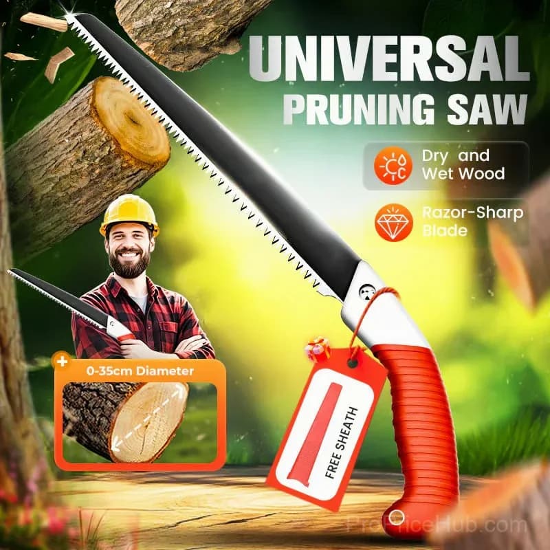 Universal 180mm Pruning Saw with Protective Sheath - View 2