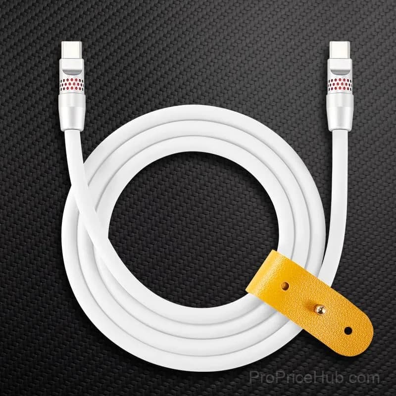 100W Fast Charging Cable with RGB Glow - View 8
