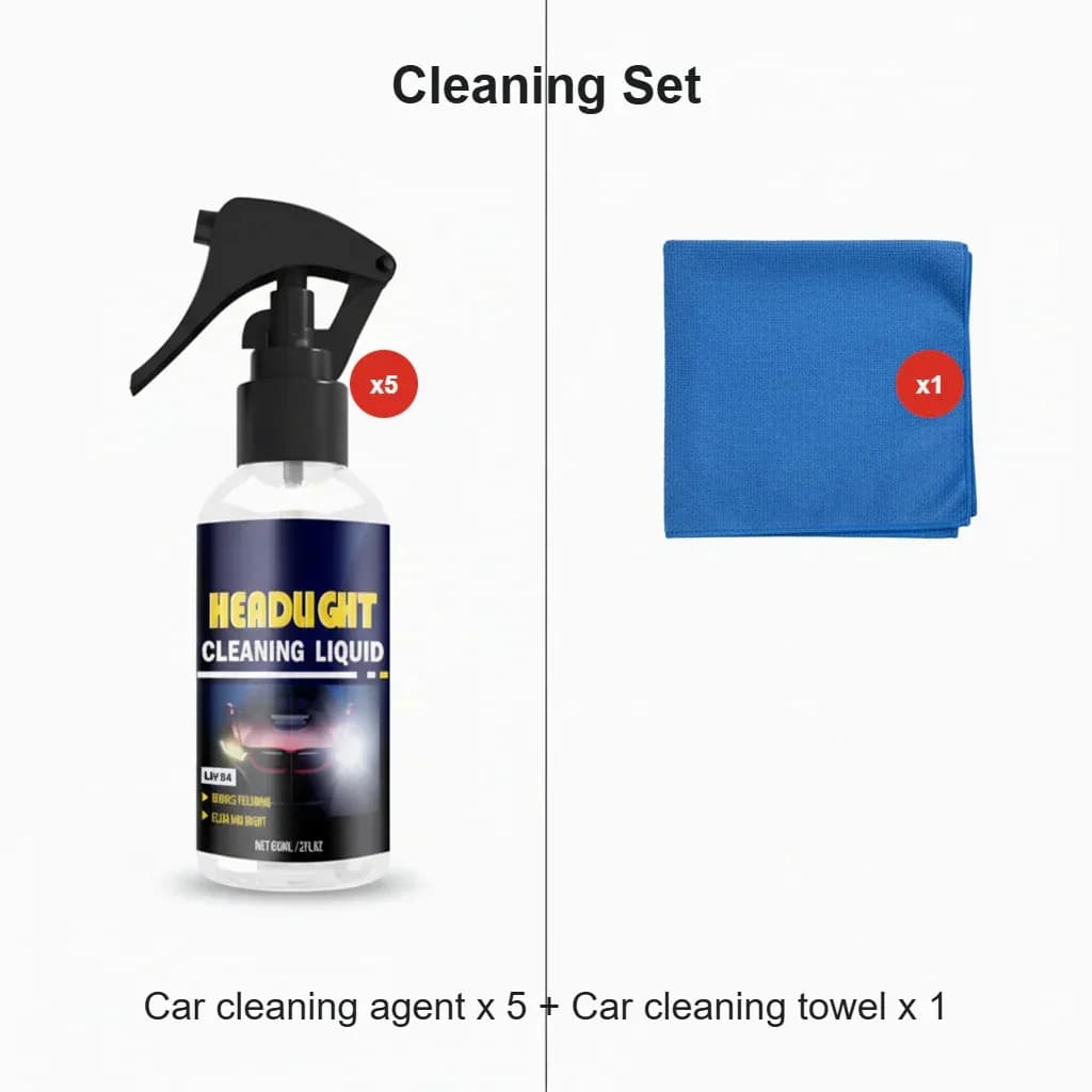 Car Headlight Cleaning and Restoration Agent - View 11