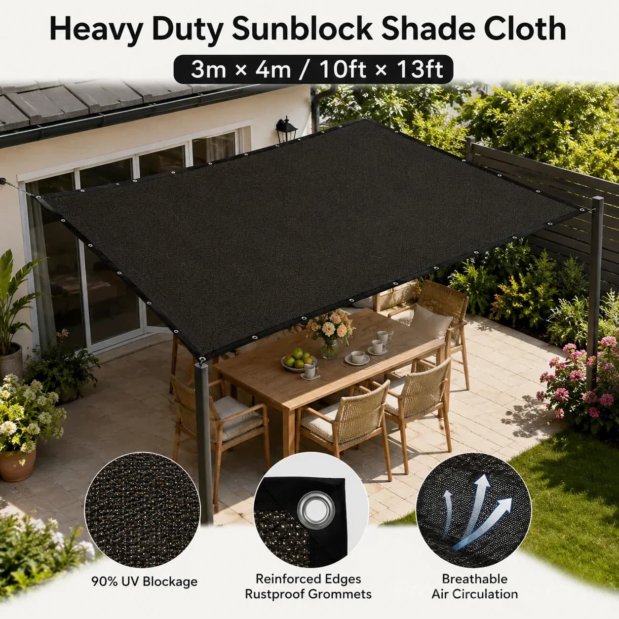 Heavy Duty UV Sunblock Shade Cloth - View 12