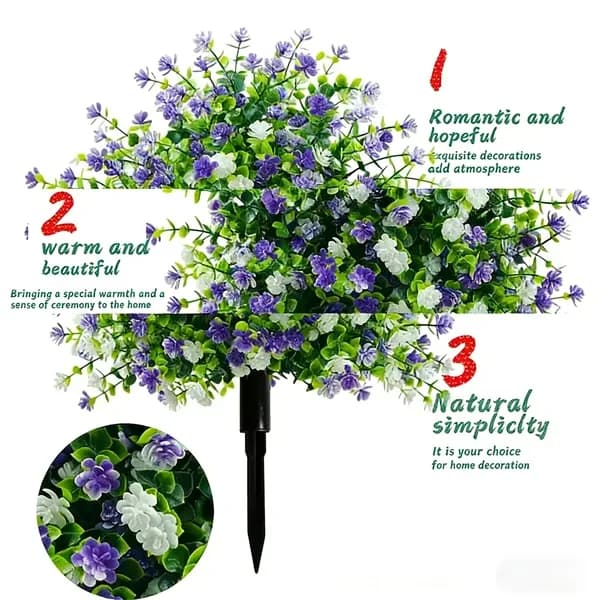 Artificial Potted Trees with Ground Stakes - View 5