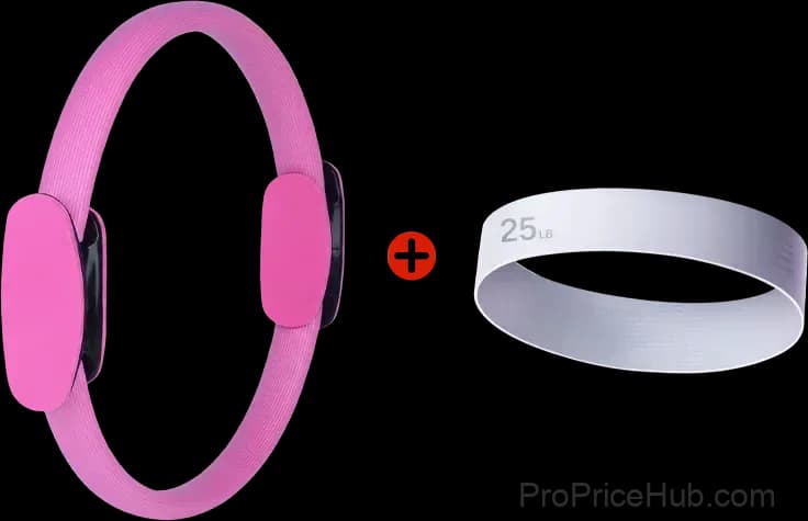 Purple Pilates Ring Fitness Trainer Resistance Circle - View 14