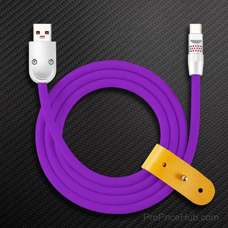100W Fast Charging Cable with RGB Glow - View 50