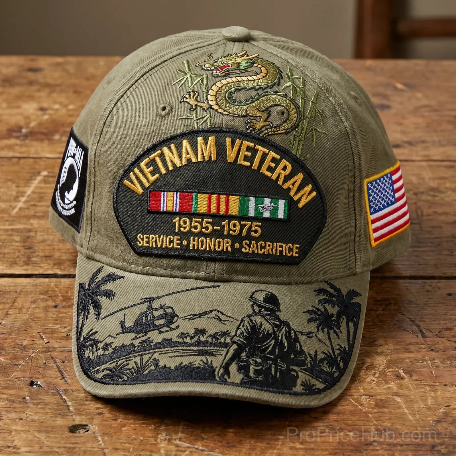 Vietnam Veteran Tribute Cap - View 8