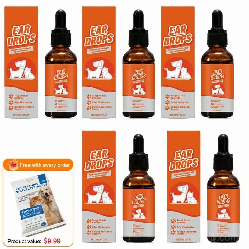 Natural Dog & Cat Ear Drops for Itching & Wax Build-Up - View 12