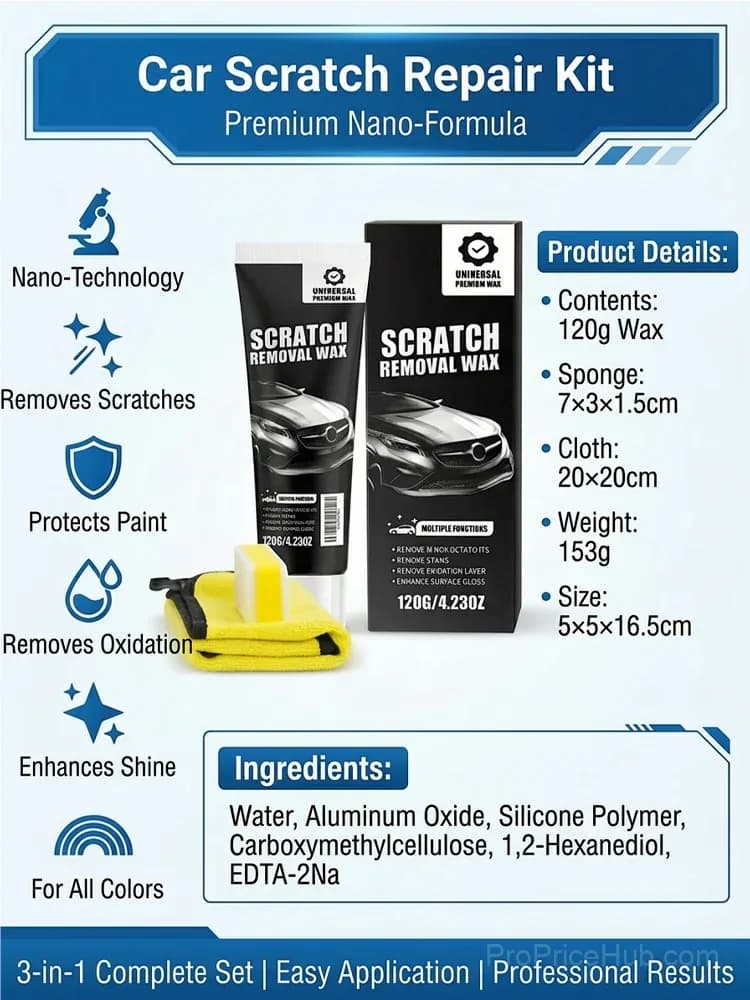 Deep Repair Wax for Car Paint Scratches - Scratch Eraser - View 9
