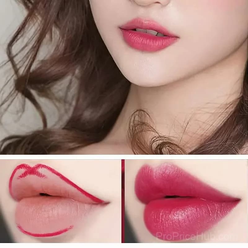 Double-Ended Matte Lip Liner & Lipstick – Waterproof, Non-Fading - View 2