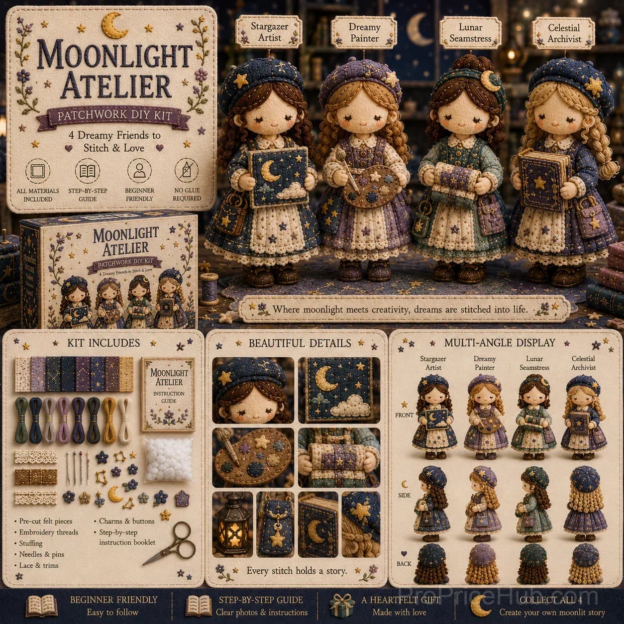 Patchwork DIY Home Decor Kit Series - Tiny Worlds Collection - View 7