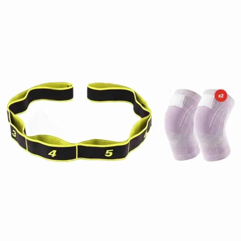 Resistance Band for Fitness and Yoga, Red, No Rear Strap - View 31