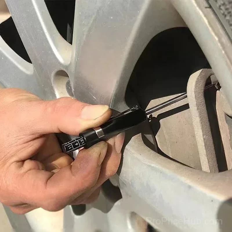 No-Tire-Removal Brake Pad Thickness Gauge - Quick Brake Check Tool - View 7