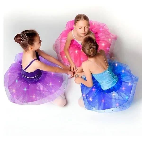 Princess Glow LED Skirt – Soft Safe Stretchy - View 6