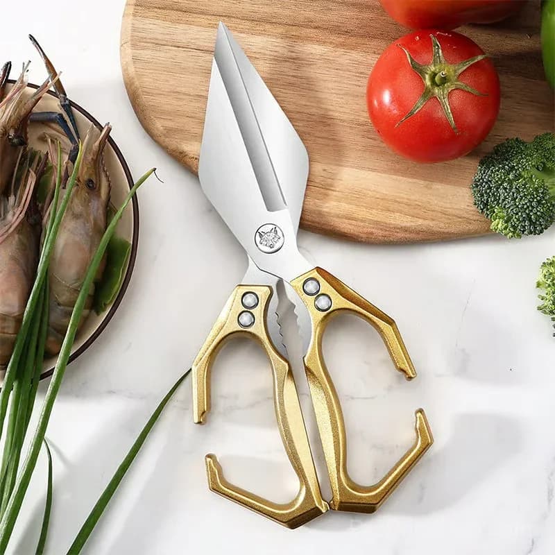 Heavy-Duty Multifunctional Kitchen Shears, Black - View 11