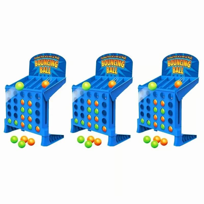Bounce 4-in-a-Row Tabletop Game, 1 Set - View 3