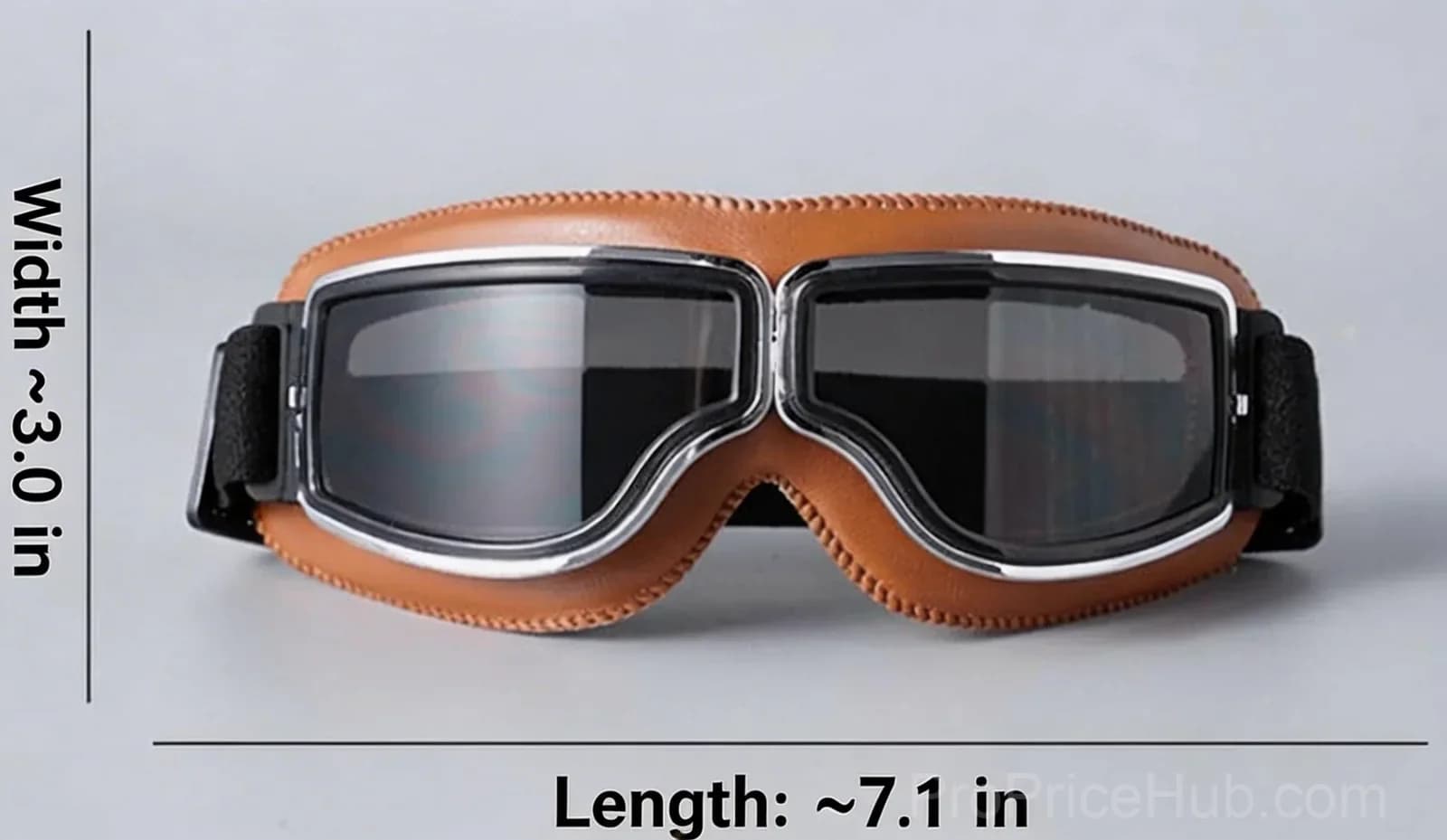 OTG Vintage Motorcycle Goggles, Fits Over Glasses - View 18