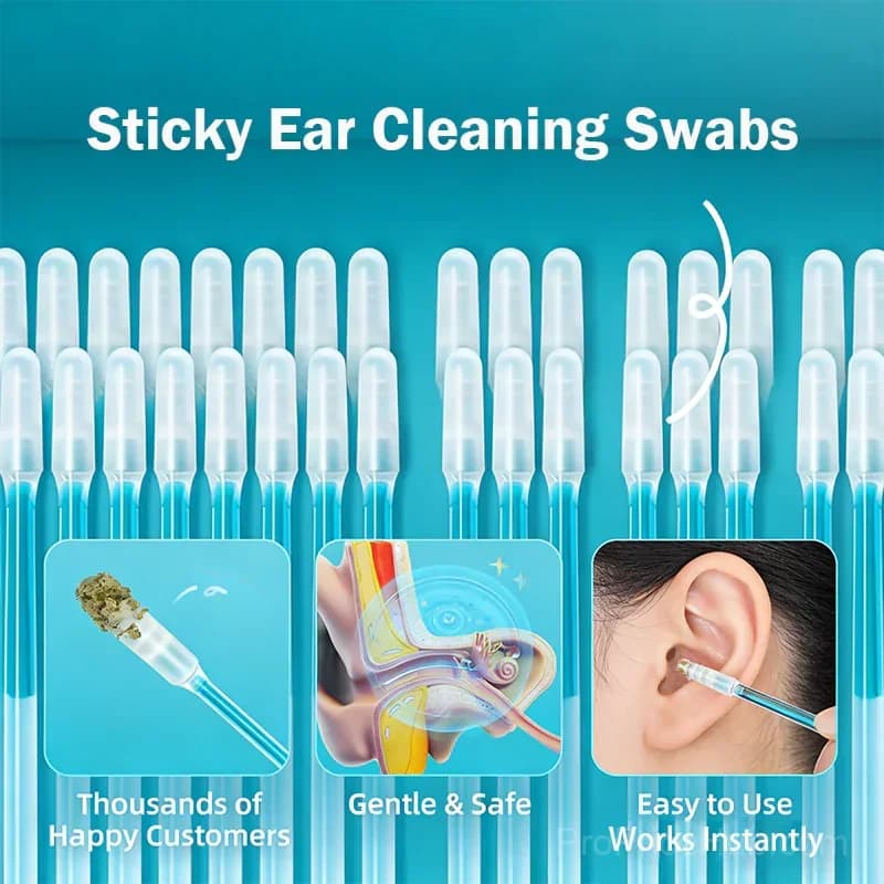 Sticky Ear Cleaning Sticks for Gentle Ear Care - View 10