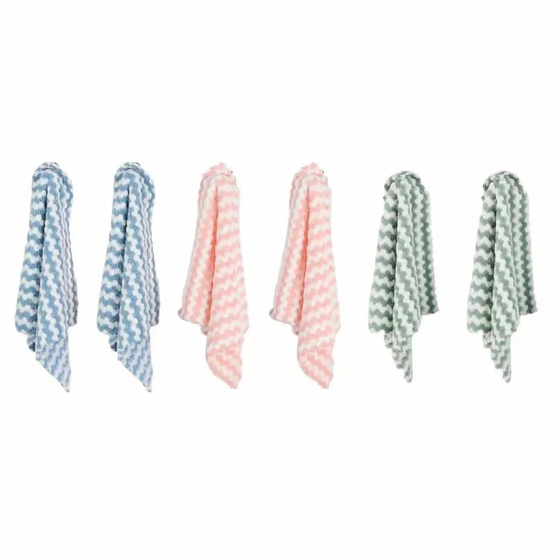 Microfiber Cleaning Rags, 3-Pack, Random Colors - View 9