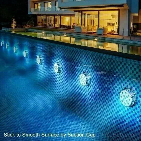 Submersible LED Pool Light with RF Remote Control - View 4