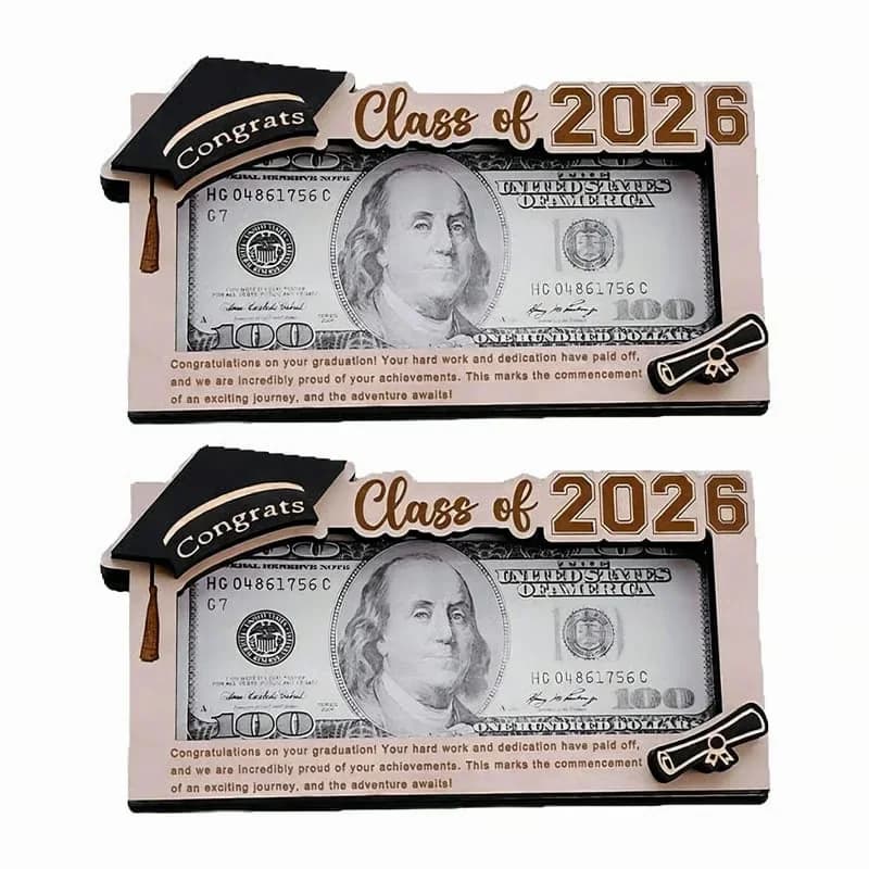 Graduation 2026 Cash Gift Money Holder, 1-Piece - View 5