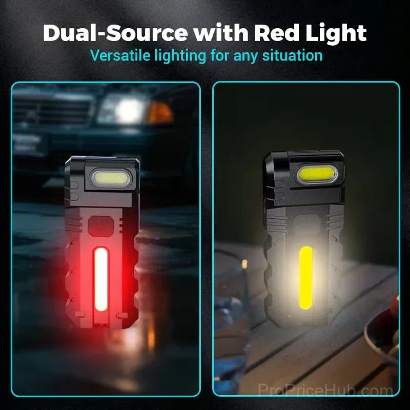 LED Work Light with 180° Rotating Head, Black - View 11