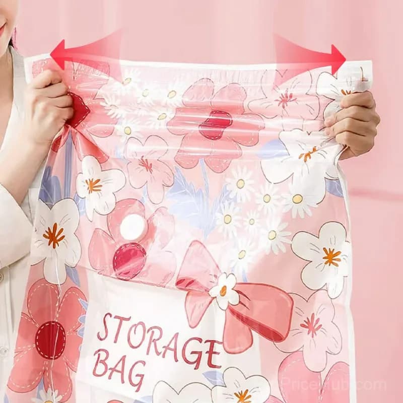 Vacuum Storage Bags, 3 Small 70 x 50 cm with Electric Pump - View 7