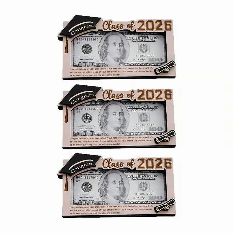 Graduation 2026 Cash Gift Money Holder, 1-Piece - View 2