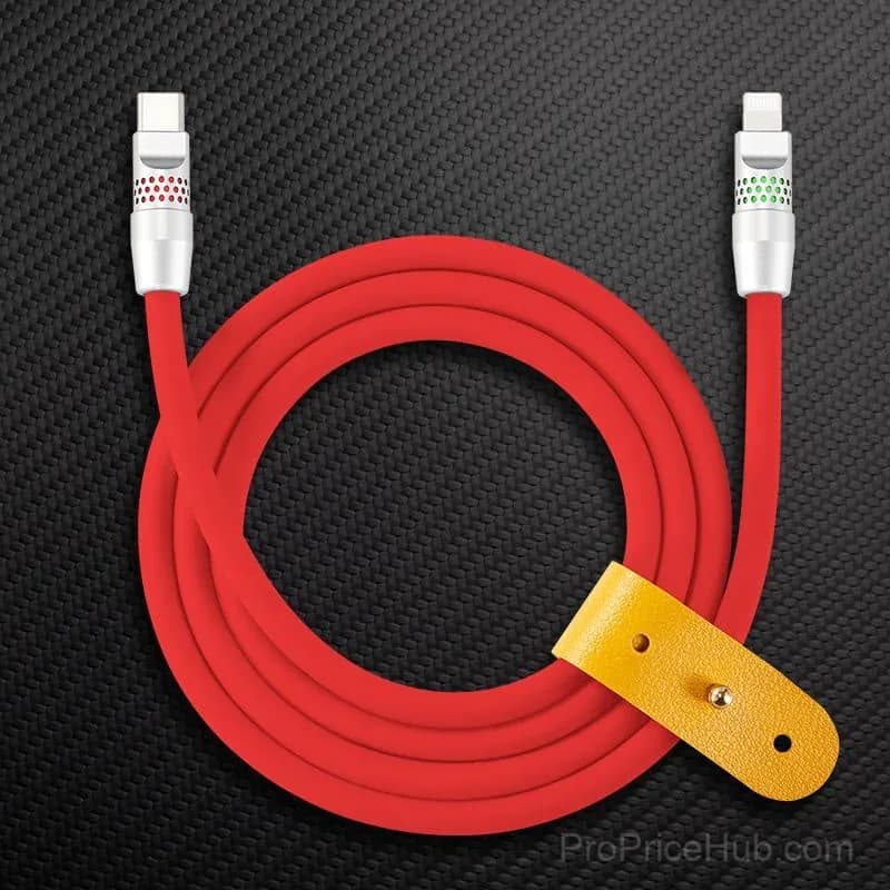 100W Fast Charging Cable with RGB Glow - View 38