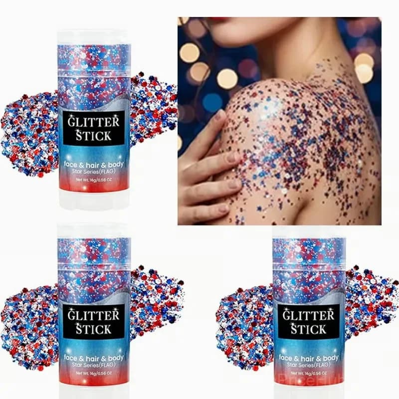 Star Series Chunky Body Glitter Stick, Color Mixing - View 3