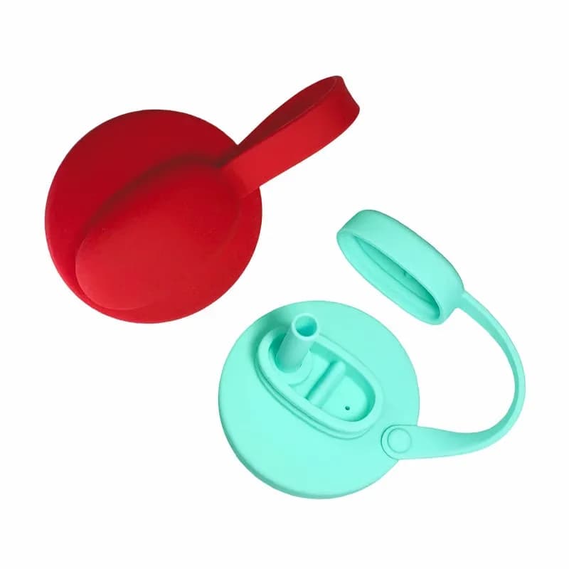 Pink Silicone Soda Can Lid Cover Without Straw Brush - View 23