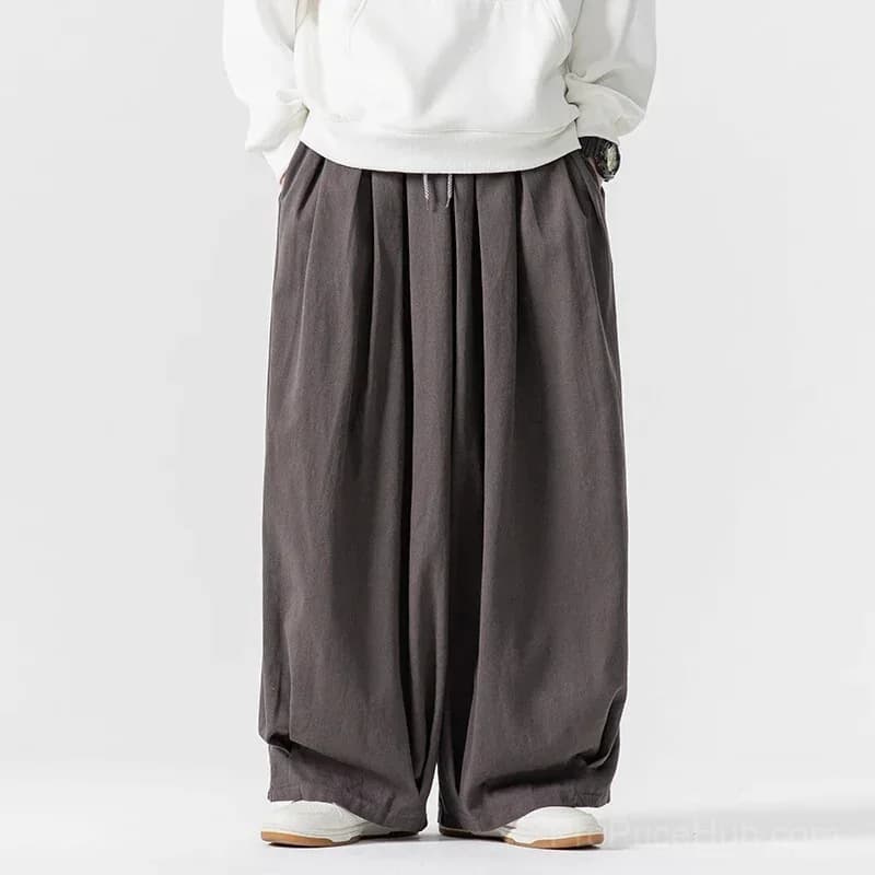 Big & Tall Men's Ultra-Wide Loose Japanese Overalls M-5XL - View 16