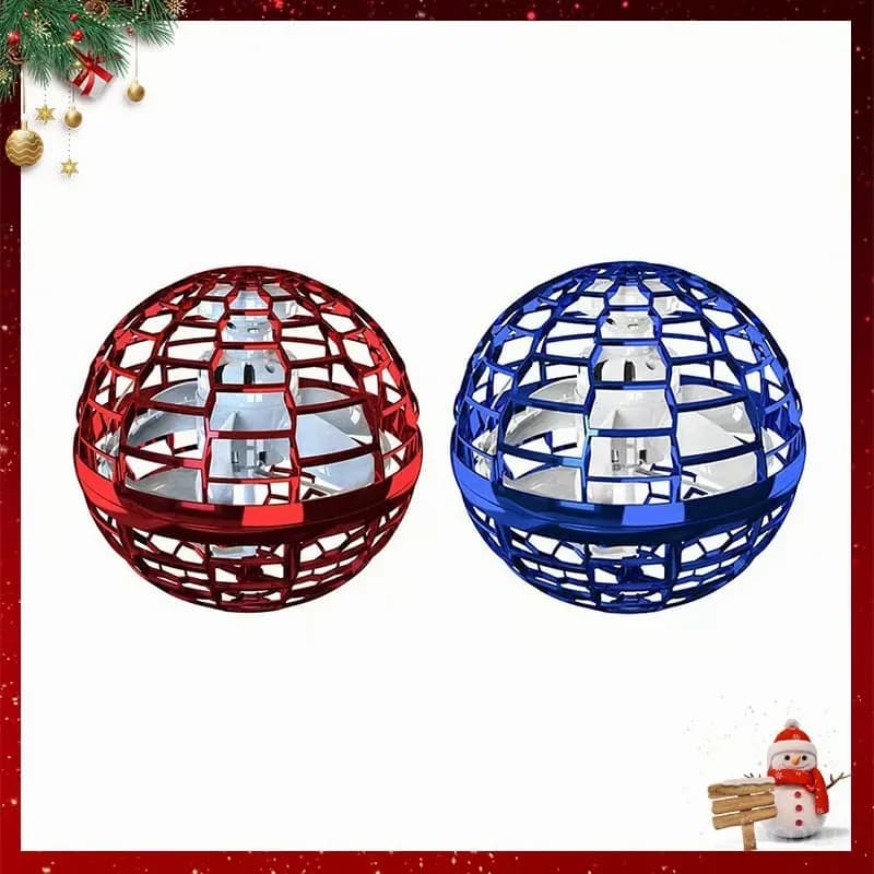 Blue Flying Rotating Hover Ball Novelty Toy - View 5
