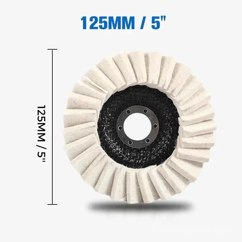 Wool Felt Flap Polishing Disc - 5-Pack (Buy 2 Get 3 Free) - View 16