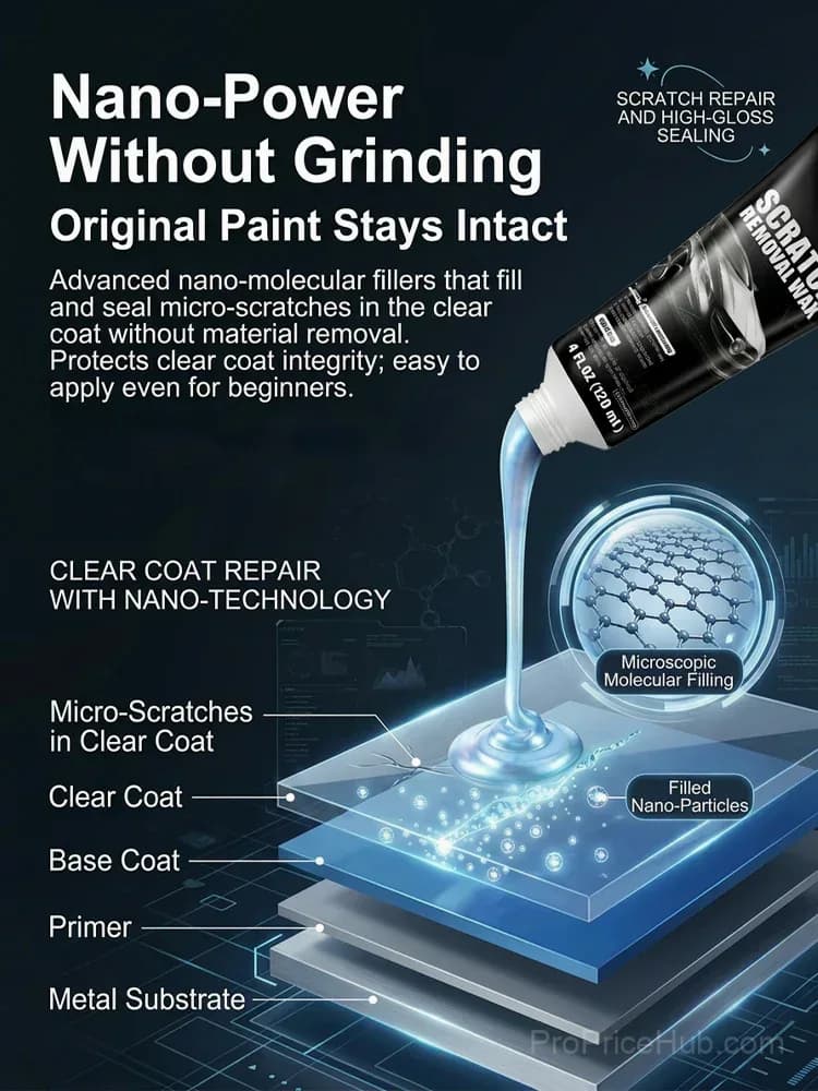 Deep Repair Wax for Car Paint Scratches - Scratch Eraser - View 3