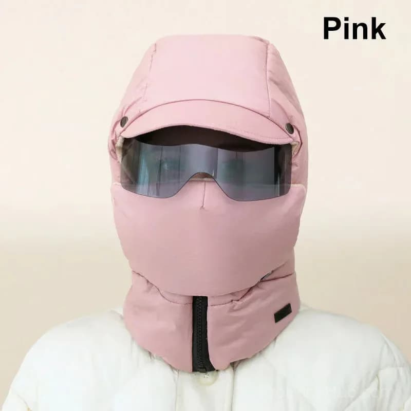 Windproof Full-Cover Outdoor Riding Mask with Glasses, Black - View 12