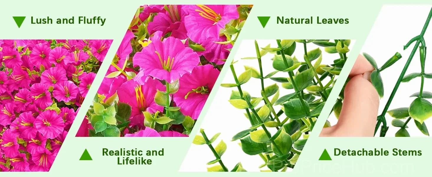 UV Resistant Artificial Petunias Flowers - View 25