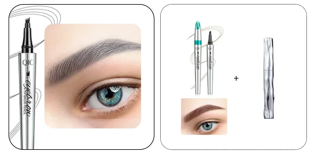 3D Waterproof Eyebrow Pencil, Light Brown, 2-Pack - View 60
