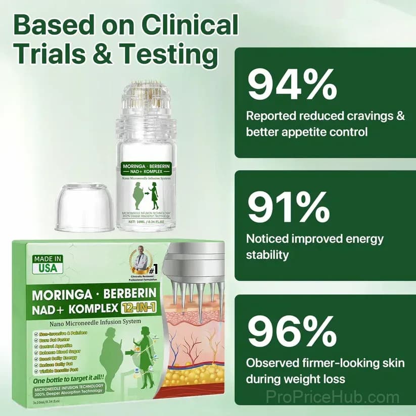 OUR+ Nano Microneedle Infusion System – Moringa, Berberine + NAD+ Metabolic Complex - View 9