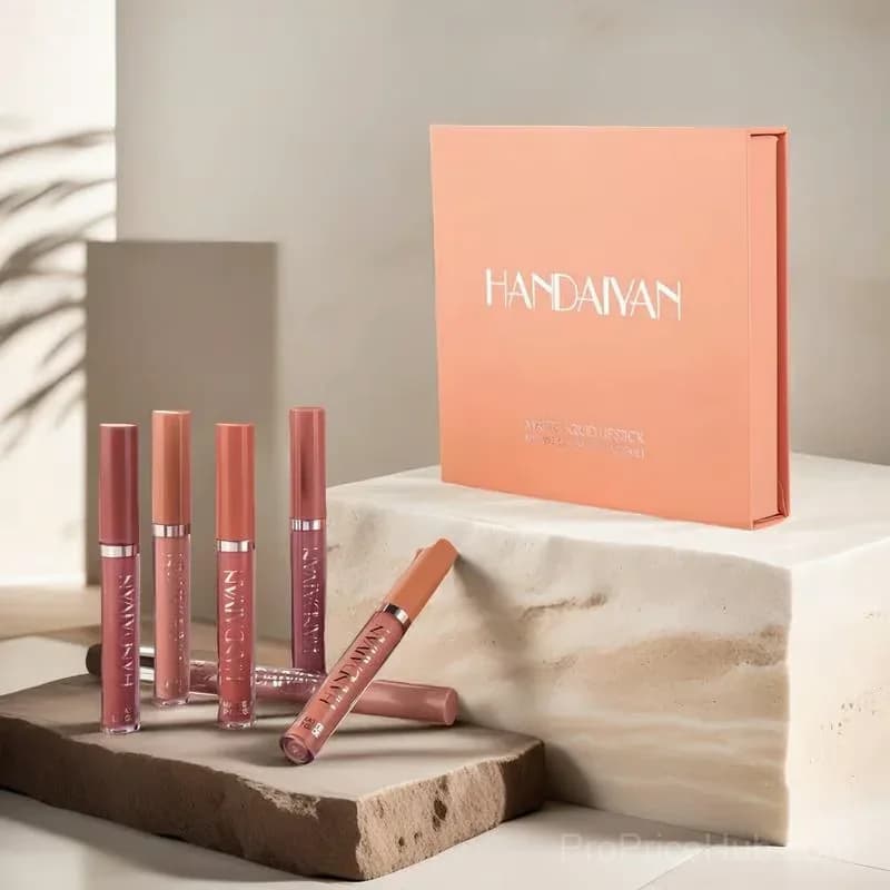 6-Color Long-Lasting Matte Lip Glaze Set - View 5