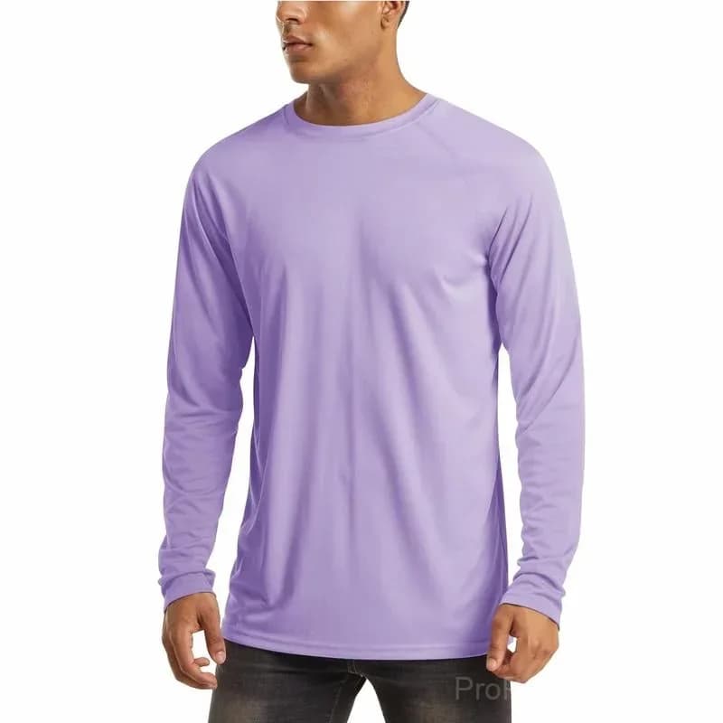 Men's UPF 50+ Long Sleeve Performance Shirt - Quick Dry, Lightweight, Breathable - View 5