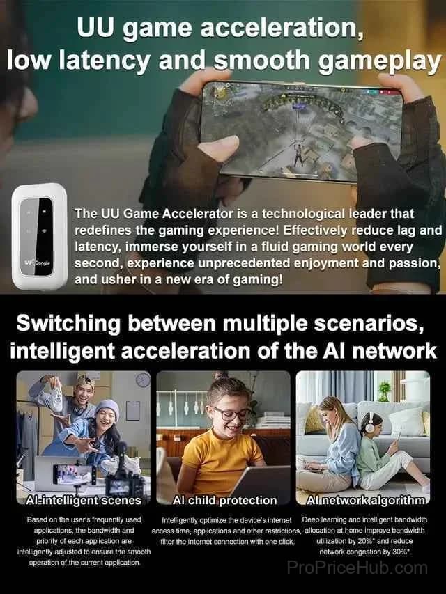 Portable All-Network Pocket WiFi - No Setup, Instant Connect - View 4